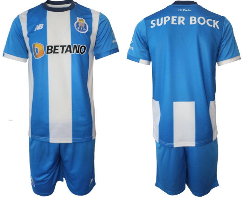Men 2023-2024 FC Porto home soccer jersey-0